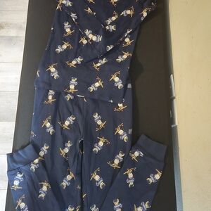 Boys Ralph Lauren Stylish Navy Printed Children's Pajama Set